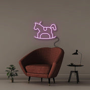 Rocking horse - Neonific - LED Neon Signs - 50 CM - Blue