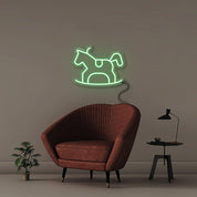 Rocking horse - Neonific - LED Neon Signs - 50 CM - Blue