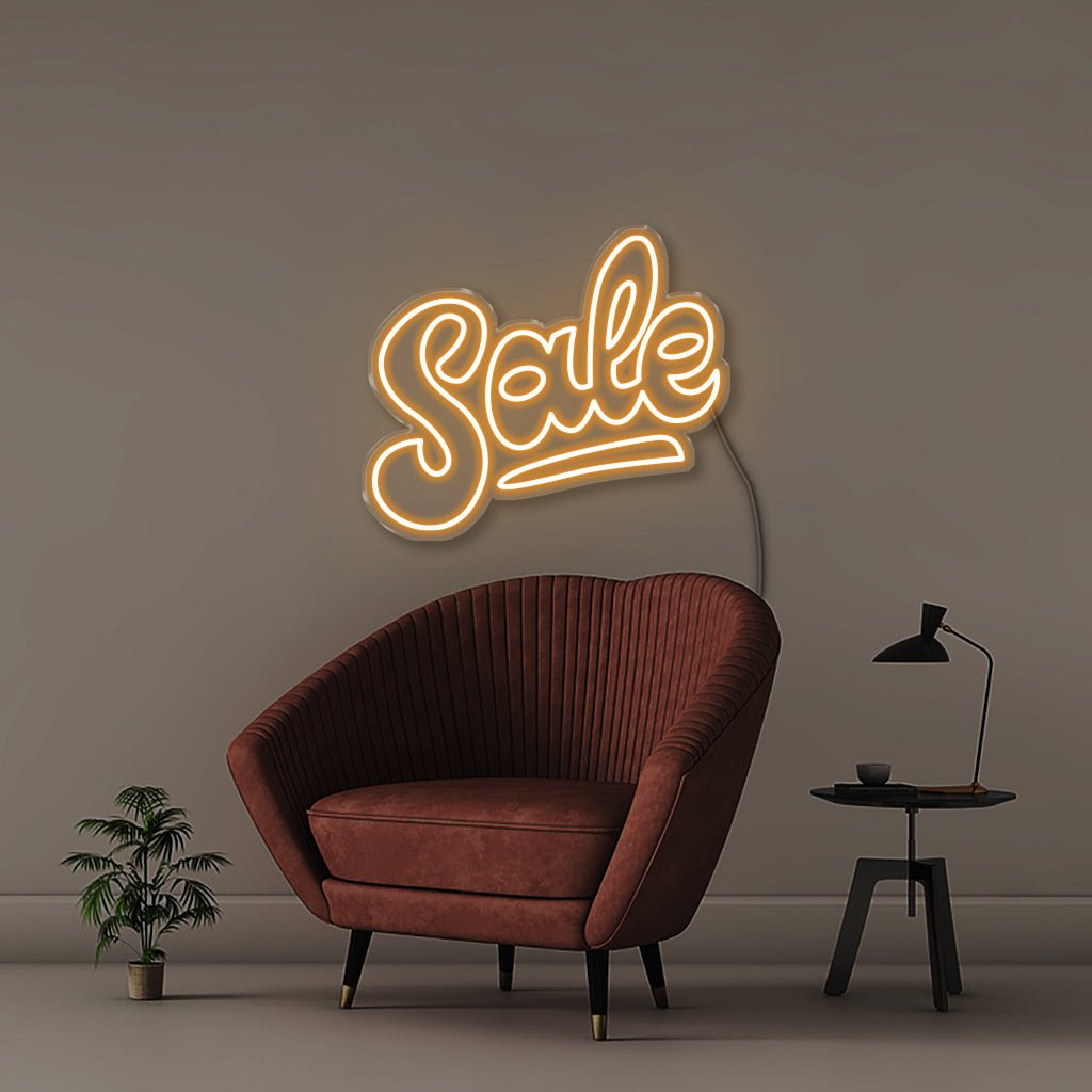 Sale - Neonific - LED Neon Signs - 18" (46cm) - Orange