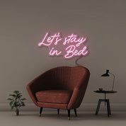 Stay In Bed - Neonific - LED Neon Signs - 50 CM - Blue