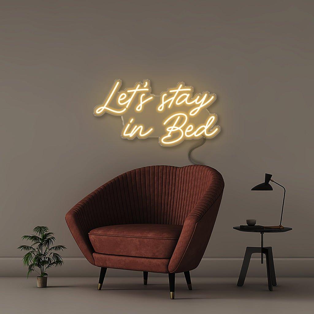 Stay In Bed - Neonific - LED Neon Signs - 50 CM - Blue