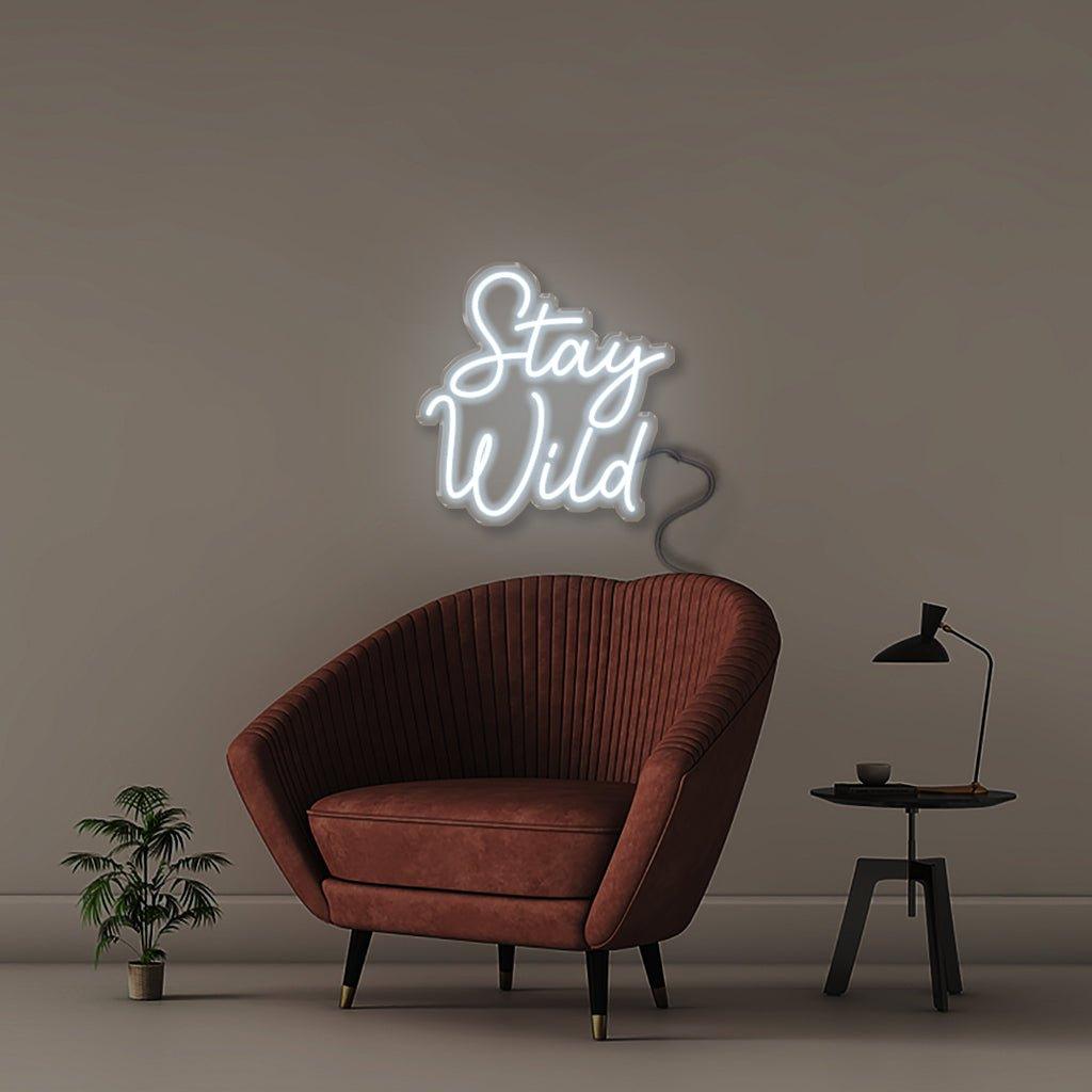 Stay Wild - Neonific - LED Neon Signs - 60cm - White