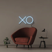 XO - Neonific - LED Neon Signs - 12" (31cm) - Light Blue