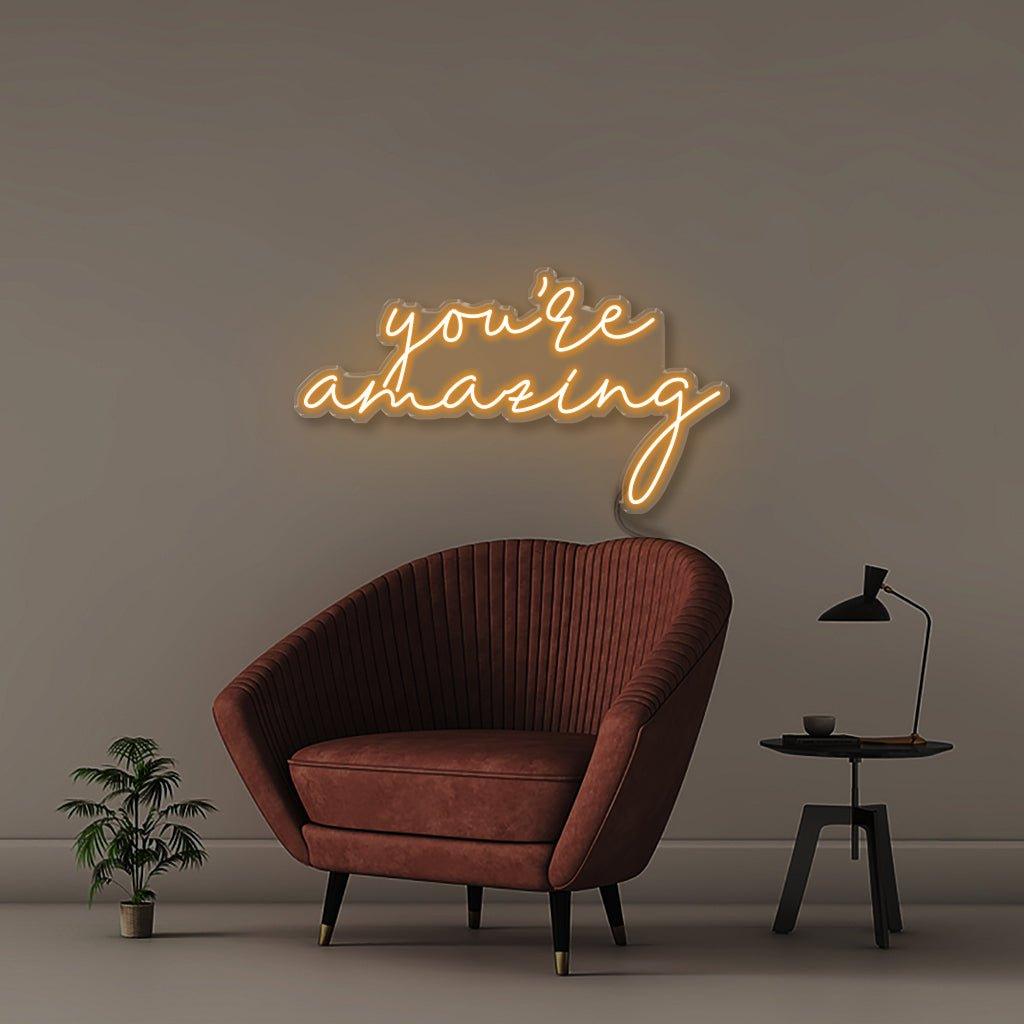 You're Amazing - Neonific - LED Neon Signs - 18" (46cm) - Blue